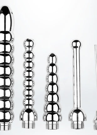 金属製膣・肛門洗浄器 男女兼用 セックス玩具 バックコート浣腸 ゲイ フィスティング 腸洗浄ツール