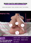 7kg full silicone upper body with round legs