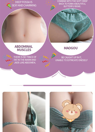 Half Body Solid Doll Silicone Doll Non Inflatable Doll Male Ai