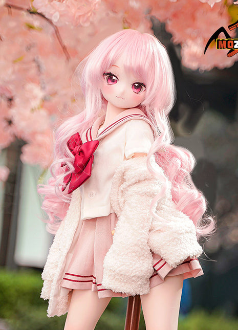 【65cmドール用ピンク春服コーラル】65cmドール用汎用品です