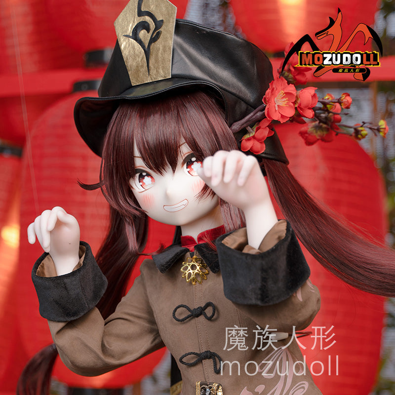 85cmパパドールPEACHヘッド（メイク付き）——同じサイズのドールボディにフィット