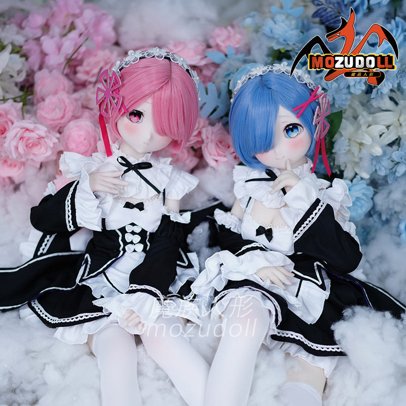 85cmパパドール レム＆ラム - 究極のパートナーのためのプレミアムシリコンセックスドール
