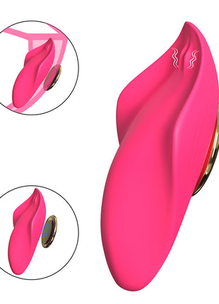 Remote Control Wearable Magnetic Lay-on Vibrator for Women