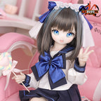 85cmパパドールNEKOヘッド（メイク付き）——同じサイズのドールボディにフィット