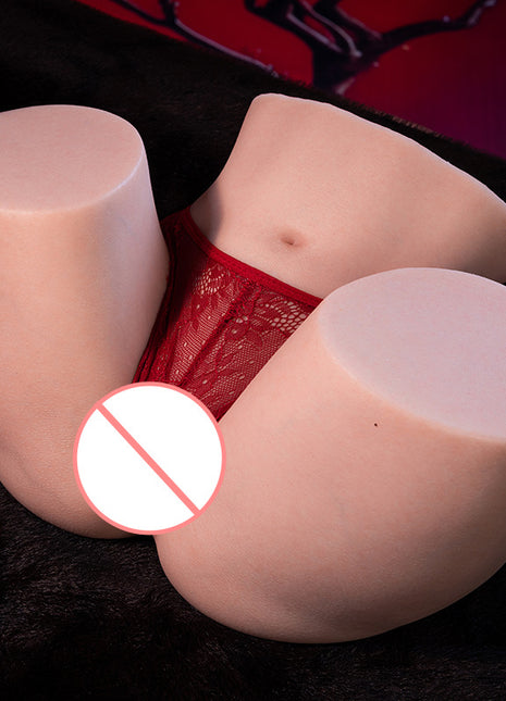 Silicone Doll Half Body Cup Adult Sex Toy Solid Non-Inflatable Doll Male Full Silicone