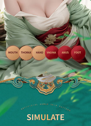 Silicone Sex Doll Male Adult Toy European and American Solid Silicone Doll Non-Inflatable Doll Customizable