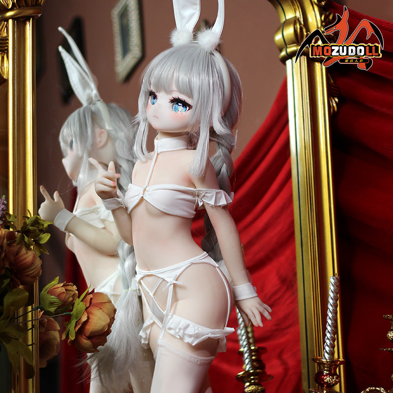 85cm パパドール ホワイト - 大人の男性向けプレミアムシリコン製セックスドール