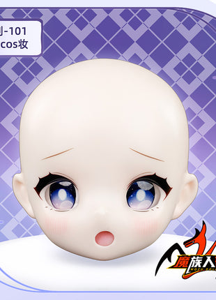 65cm Papadoll Tiny Moe Head with Makeup —— Fit Doll Bodies of the Same Size