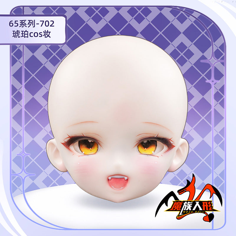 65cmパパドールSUCCIヘッド（メイク付き）——同じサイズのドールボディにフィット