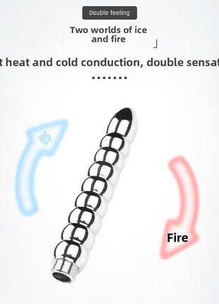 金属製膣・肛門洗浄器 男女兼用 セックス玩具 バックコート浣腸 ゲイ フィスティング 腸洗浄ツール