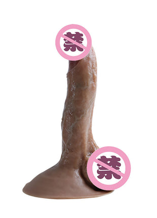 Realistic Flesh-colored Dildo for Women, Fake Penis with Suction Cup, Female-Specific Adult Toy,