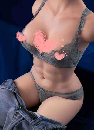 Full Silicone Real Human Body Silicone Doll Half Body Non-Inflatable Doll