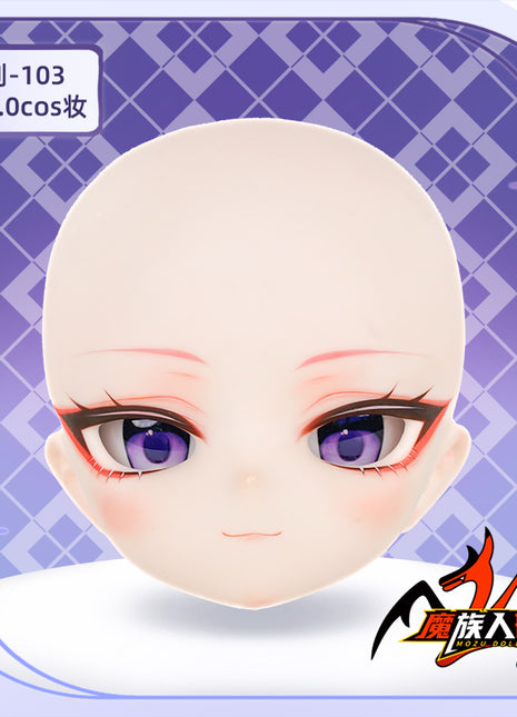 85cm Papadoll FOX 2.0 Head with Makeup —— Fit Doll Bodies of the Same Size