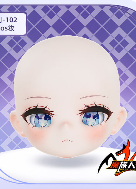 85cm Papadoll White Head with Makeup —— Fit Doll Bodies of the Same Size
