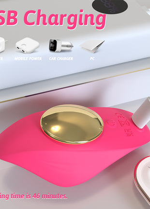 Remote Control Wearable Magnetic Lay-on Vibrator for Women