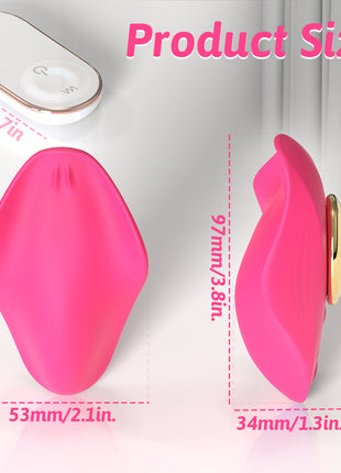 Remote Control Wearable Magnetic Lay-on Vibrator for Women