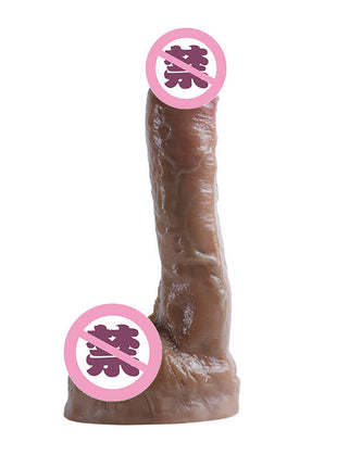 Realistic Flesh-colored Dildo for Women, Fake Penis with Suction Cup, Female-Specific Adult Toy,