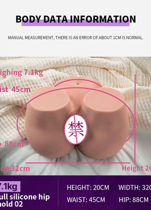 Silicone Doll Half Body Mold Real Doll Non-Inflatable Male Adult Product Vagina Buttocks Mold