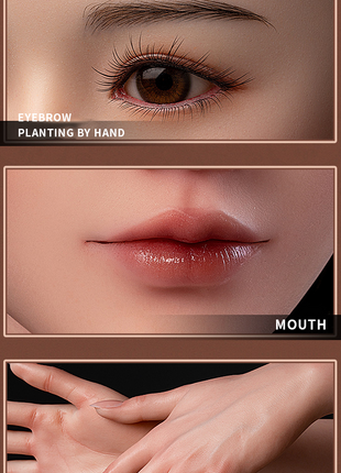 Realistic Silicone Adult Doll Non-Inflatable 1:1 Simulation Robot Female Doll AI Male Use