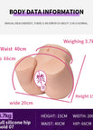 3.7kg full silicone hip mold