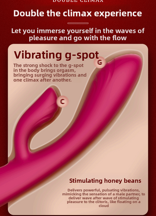 hot selling G spot Rabbit Vibrator Heating function