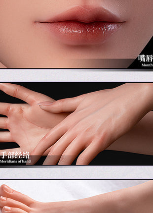 Realistic Doll A Robot Female Doll Male Silicone Doll 1:1 Simulation Non-Inflatable Doll Sex Doll